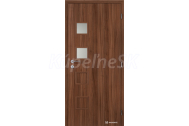 Doornite CPL laminátové GIGA 2 SKLO Orech interiérové dvere