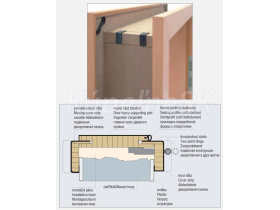 Doornite č.28 zárubňa obložková, rozmer ostenia 275-295mm,CPL-Premium,DeLuxe