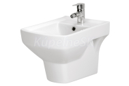 Cersanit K101-005-BOX PURE bidet závesný  s otvorom pre batériu, Biela