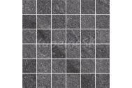 Cersanit Bolt mrazuvzdorná retrifikovaná mozaika 29,8x29,8x0,93 cm R10b Tmavošedá matná