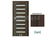 PORTA Doors dvere VERTE PREMIUM  3Dfólia Dub Šarlátový BB-zámok II.trieda