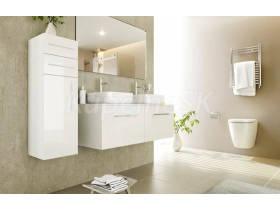 Aquatek Ceramica Latina LOFT1 1200 Závesná skrinka pod umývad. 1 zásuvka 120x41,6x45 Biela