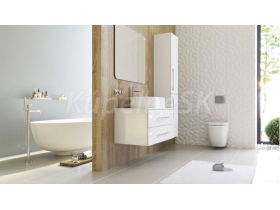 Aquatek Ceramica Latina LOFT2 800 Závesná skrinka pod umývad. 2 zásuvky 80x41,6x45 Biela