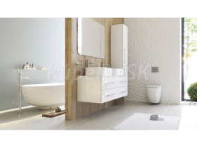 Aquatek Ceramica Latina LOFT2+2 1200 Závesná skrinka pod umývad. 4 zásuv 120x41,6x45 Biela