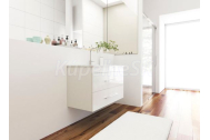 Aquatek Ceramica Latina ENERGY2 800 Závesná skrinka pod umývad. 2 zásuvky 80x54x45 Biela