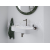 Ravak Eleganta BeCool vysoká umývadlová batéria bez výpuste brúsený Grafit+Cleaner