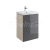 Cersanit SMART 50 Skrinka 49x68x40 pod umývadlo COMO 50, Light Ash/Šedá lesk S568-017