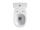 Cersanit K667-014 ARTECO WC Kombi zadný odpad, 3/6l+ WC sedátko duroplast, Biela