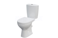 Cersanit ARTECO WC-Kombi zadný odpad 3/6l+WC sedadlo SC duroplast Easy-Off, Biela K667-015