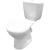 Cersanit K100-202 MARKET 202 WC kombi M010 3/6l, vodorovný odpad+WC sedadlo polyprop, Biel