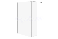 Cersanit B790 Mille Walk-In sprchový kút s pev.sten 120x50x200cm,Chróm,Číre sklo,1 vzpera