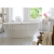 Aquatek BALTIMORA 1700 voľne stojaca vaňa 170x80x58cm akrylátová,vr.ClickClack, Biela