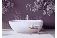 Aquatek OKLAHOMA voľne stojaca vaňa 180x90x58cm akrylátová,vr. ClickClack, Biela