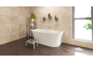Aquatek DAKOTA1500 voľne stojaca vaňa 150x80x60cm akrylátová,vr.ClickClack, Biela