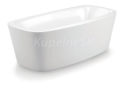 Santech TIME BEVEL-E 180x86 voľne stojaca akrylát vaňa s obv. panel +pozink.rám