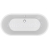 Cersanit OVAL CREA Vaňa voľne stojaca akrylátová 160x75 +nohy +sifón chrom, Biela S301-300