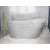 Besco CALIMA Glam voľne stojaca akrylátová vaňa 170x74 cm,Striebro,sifón click-clack Zlatý