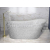 Besco CALIMA Glam voľne stojaca akrylátová vaňa 170x74 cm,Striebro,sifón click-clack Biely