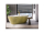 Besco NAVIA Glam voľne stojaca akrylátová vaňa 150x80 cm,Zlatá,sifón click-clack Čierny