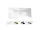 Besco EVITA Glam voľne stojaca akrylátová vaňa 160x80 cm,Grafit,sifón click-clack Biely