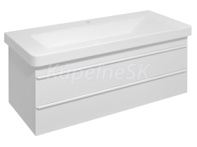 Sapho SITIA umývadlová skrinka 101,4x50x43,4cm, 2x zásuvka, biela matná