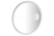 Sapho FLOAT okrúhle LED podsvietené zrkadlo, o 90 cm, kozm.zrkadlo, IR senzor, 3500-6500°K