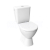 Jika LYRA PLUS WC-kombi Rimless 40cm bez oplachového kruhu, vodorovný odpad, bočný pr.vody