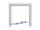 SanSwiss DIVERA 3-dielne posuvné dvere 90x200 cm do niky/roh. kútu sklo Číre profil Chróm