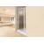 Aquatek LUX B6 Sprchové dvere do niky 95x185cm pr.Biely Zalamovacie dv. Krilex vzor voda