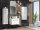 Aquatek OASIS BLACK T4 vzpera k pevnému sklu Walk-in 120 cm Čierna matná