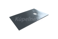 Aquatek TOP sprchová vanička z liateho mramoru 90x120x2,5 cm so sifónom Šedá matná