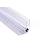 Aquatek M-45-8 magnetické tesnenie 45° z PVC dĺžka 200 cm na sklo 8 mm, pár