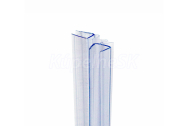 Aquatek R-W-6 rohové tesnenie z PVC dĺžka 200 cm pre sklo 6 mm