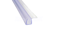 Aquatek S-8-8 spodné dverové tesnenie z PVC dĺžka 200 cm pre sklo 8 mm