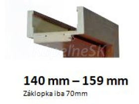 INTENSO Regulovaná zárubeň fólia Intenso Grain, pre hrúbku steny 140-159mm