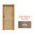 INVADO SET Rámové dvere NORMA DECOR 1 plné, CPL, Dub Nebraska Sivý B746 a zárubeň