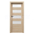 PORTA Doors SET Rámové dvere VERTE HOME C.4 so sklom, fólia Buk škandinávsky a zárubeň