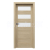 PORTA Doors SET Rámové dvere VERTE HOME C.3 so sklom, fólia Dub matný + zárubeň