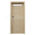 PORTA Doors SET Rámové dvere VERTE HOME D.1 so sklom, fólia Dub matný + zárubeň