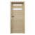 PORTA Doors SET Rámové dvere VERTE HOME D.2 so sklom, 3D fólia Dub matný + zárubeň