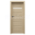 PORTA Doors SET Rámové dvere VERTE HOME H.1 so sklom, fólia Dub matný + zárubeň