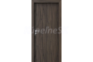 PORTA Doors SET Rámové dvere Porta DECOR, plné, fólia DUB TMAVÝ + zárubňa