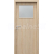 PORTA Doors SET Rámové dvere Porta DECOR,fólia BUK ŠKANDINÁVSKY sklo činčila + zárubňa