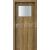 PORTA Doors SET Rámové dvere Porta DECOR,fólia AGÁT MEDOVÝ sklo činčila + zárubňa