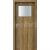 PORTA Doors SET Rámové dvere Porta DECOR,fólia AGÁT MEDOVÝ sklo činčila + zárubňa