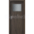 PORTA Doors SET Rámové dvere Porta DECOR,fólia DUB TMAVÝ sklo činčila + zárubňa