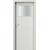 PORTA Doors SET Rámové dvere Porta DECOR,fólia WENGE WHITE sklo činčila + zárubňa