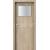 PORTA Doors SET Rámové dvere Porta DECOR,fólia DUB KLASICKÝ sklo činčila + zárubňa