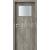 PORTA Doors SET Rámové dvere Porta DECOR,fólia DUB SIBÍRSKY sklo činčila + zárubňa