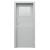 PORTA Doors SET Rámové dvere Porta DECOR,fólia ŠEDÁ sklo činčila + zárubňa